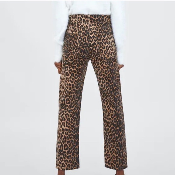 NWT Zara Cheetah Jeans - Picture 10 of 12